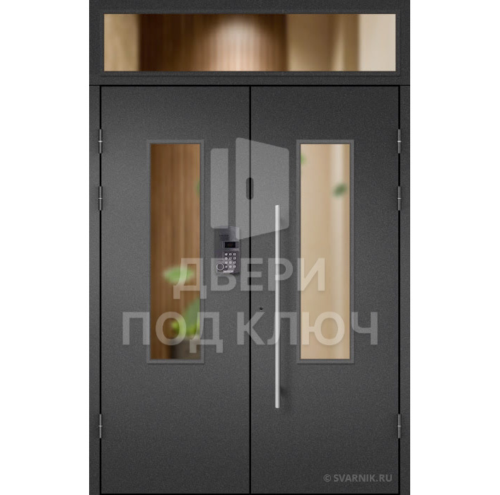 Металлическая дверь с верхней фрамугой ДПК-13885